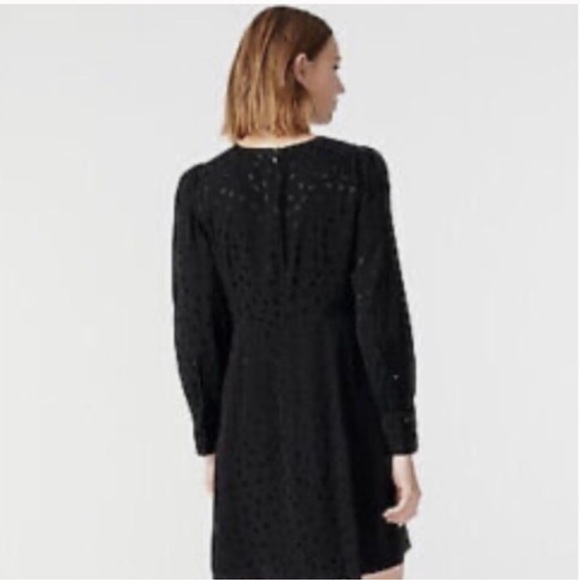 J. Crew Jacquard- mini dress. Button sleeves and fitted waist. New with Tags-sz8 - Picture 2 of 6